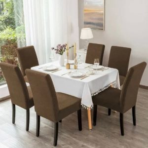 Set 6 Huse Scaun din Bumbac Embosat MARO