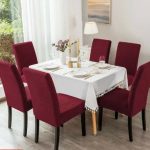 Set 6 Huse Scaun din Bumbac Embosat VISINIU