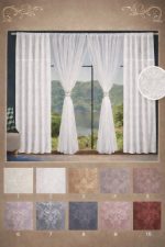 Set 2x Draperii ( 150x250cm ) + Perdea ( 400x250cm ) p112