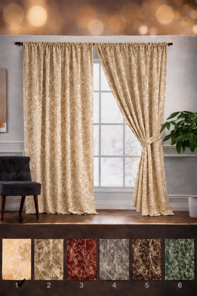 Set 2 x Draperii ( 150x250cm ) Latime 300cm, lungime 250cm x182