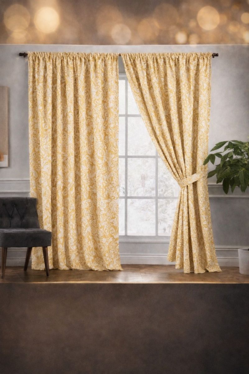 Set 2 x Draperii ( 150x250cm ) Latime 300cm, lungime 250cm x182