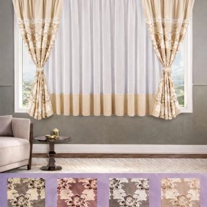Set 2 x Draperii ( 150x180cm) + Perdea ( 400x180cm ) x129