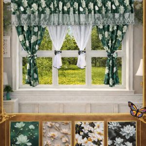 Set 2 in 1 Draperie + Perdea 5 D ( 400x155cm ) x184