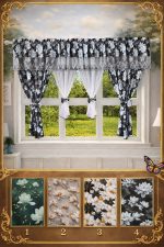 Set 2 in 1 Draperie + Perdea 5 D ( 400x155cm ) x184