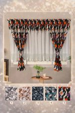 Set 2 in 1 Draperie + Perdea 5 D ( 400x155cm ) x183
