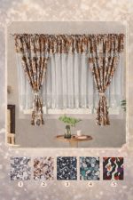 Set 2 in 1 Draperie + Perdea 5 D ( 400x155cm ) x183