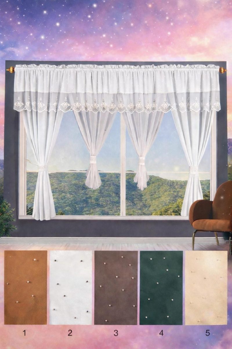 Set 2 in 1 Draperie + Perdea ( 400x160cm ) x186