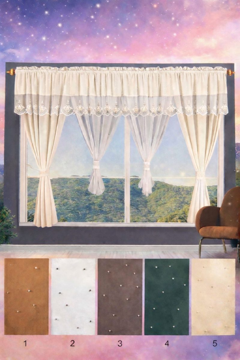 Set 2 in 1 Draperie + Perdea ( 400x160cm ) x186