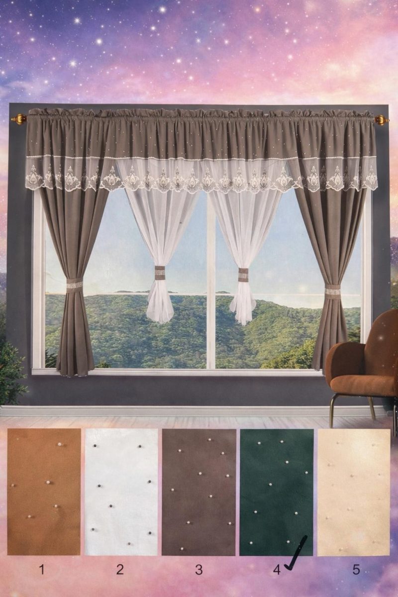 Set 2 in 1 Draperie + Perdea ( 400x160cm ) x186
