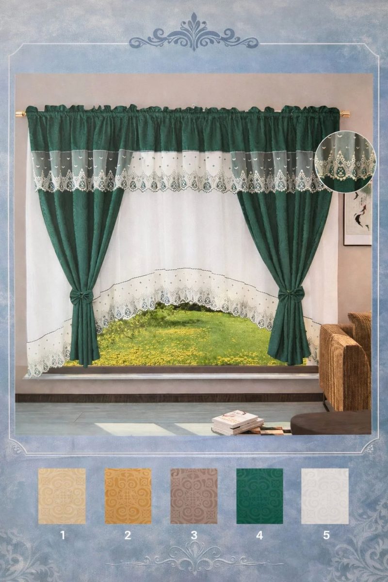 Set 2 in 1 Draperie + Perdea ( 400x 160cm ) x149 Set 2 in 1 Draperie + Perdea ( 400x 160cm ) x149