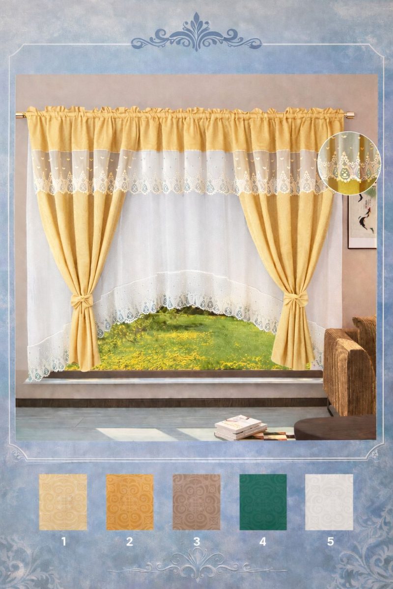 Set 2 in 1 Draperie + Perdea ( 400x 160cm ) x149