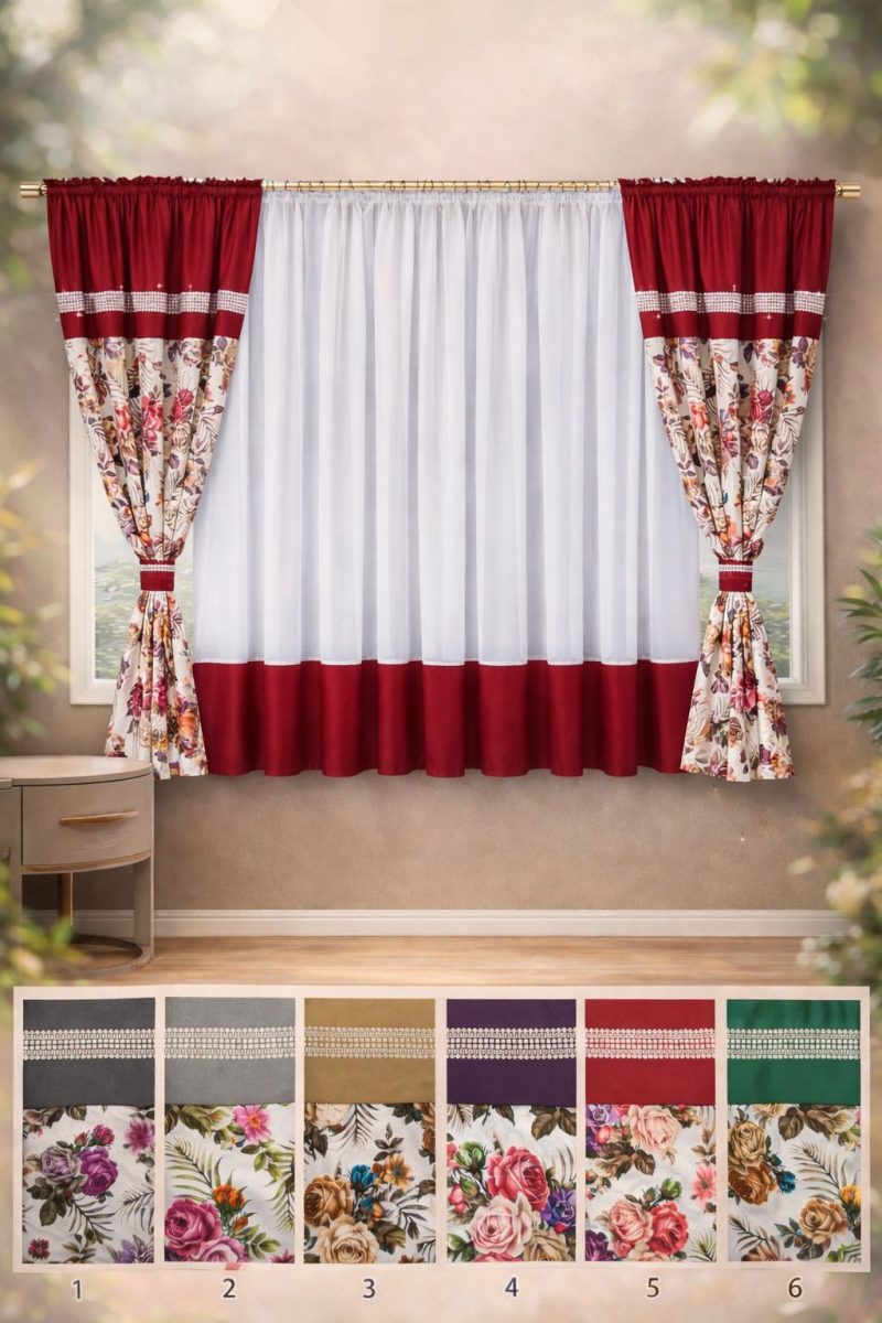 Set 2 x Draperii ( 150x160cm) + Perdea ( 400x160cm ) x127