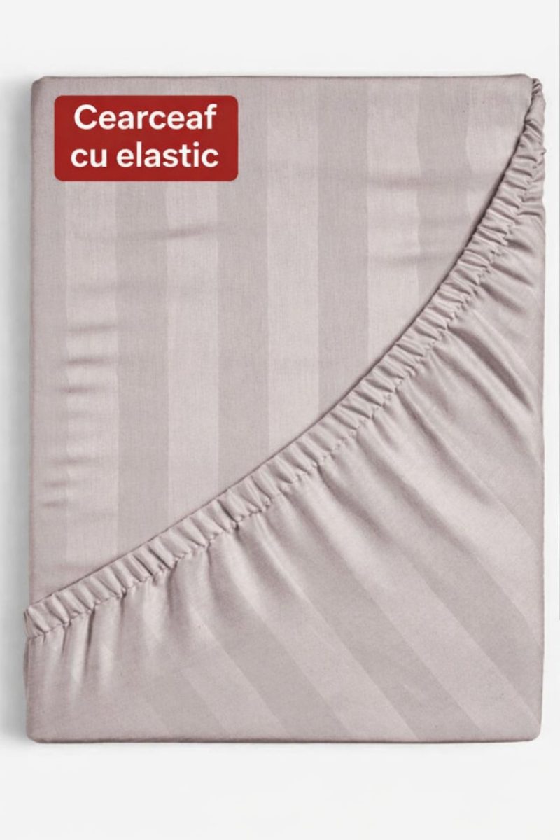 copy of Lenjerie de Pat, Bumbac Damasc 100%, 2 Persoane, 4 Piese King Size - Auriu