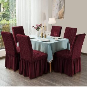 Set 6 Huse Scaun cu volan CAFEA - Bumbac Embosat